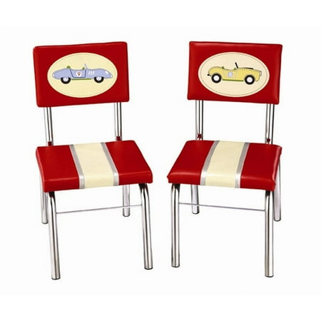 Guidecraft Retro Racers Extra Kid's Desk Chair (Set of 2)