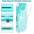 thumbnail image 6 of HEYSTOP Switch Lite Case for Nintendo Switch Lite Carrying Case with Game Cards Storage, Switch Lite Protective Cover Case with Tempered Glass Screen Protector and Thumb Grip Caps Accessories, 6 of 9