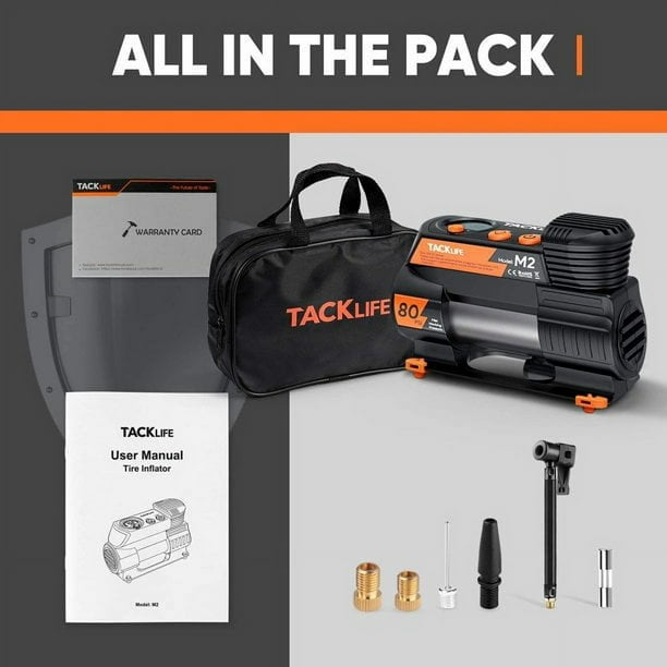 Tacklife portable 2024 air compressor