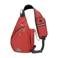 thumbnail image 2 of Yeciiwht Waterproof Shoulder Bag Travel Crossbody Bags for Women Men, Lightweight Sling Bag Multi Pocket Chest Bags for Travel School, 2 of 6