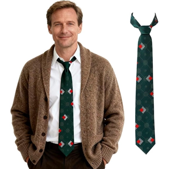 Men's Christmas Tie - Vacation Accessory