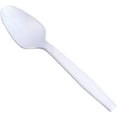 thumbnail image 2 of Nicole Fantini Medium Weight White Disposable Plastic Tea Spoon Collection: Qty 50, 2 of 4