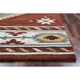 thumbnail image 3 of Alora Decor Ryder 5' x 8' Tribal Rust/Khaki/Navy/Sage Hand-Tufted Area Rug, 3 of 5