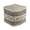 Diamond Virgule With Filler, variant on · REDEARTH · Tufted Pouf Ottoman with Filler Textured Storage Cube Bean Bag Pouffe Footrest for Living Room, Bedroom, Nursery, Kidsroom; 100% Cotton (17.5"X17.5"X17.5", Melange Delight Gray)