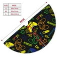 thumbnail image 3 of KLL 48" Christmas Tree Skirt Game Play Xmas Tree Skirts Mat for New Year Xmas Holiday Party Indoor Outdoor Home Decoration, 3 of 7