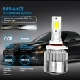 thumbnail image 3 of 2x 9006 LED Low Beam Bulbs For Mitsubishi Outlander 2007-2013 9006 HB4 LED Headlights 6000K White, 3 of 9