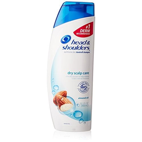 Head and Shoulders Dandruff Shampoo, Dry Scalp Care with Almond Oil, 13
