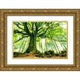 thumbnail image 1 of Kiciak, Christophe 14x11 Gold Ornate Wood Framed with Double Matting Museum Art Print Titled - Ponthus Beech, 1 of 4