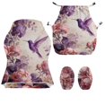 thumbnail image 4 of Whosucclay Hummingbird Flower Print Gaming Chair Slipcover with Armrest Covers Universal Easy to Install Stretch Seat Chairs Cover for Computer Reclining Racing Gamer Chair Protector, 4 of 8