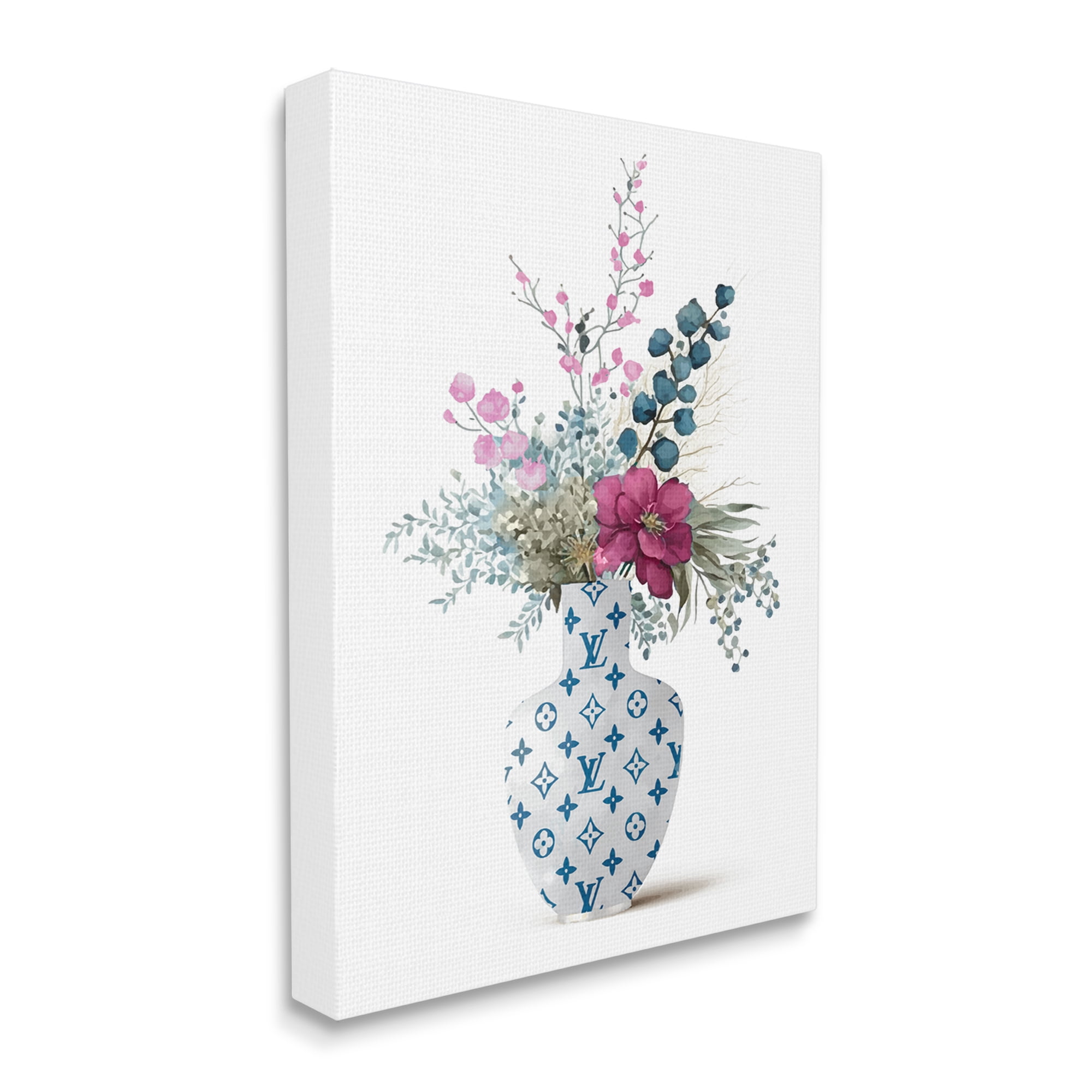 Stupell Industries Fashion Brand Bouquet Botanical & Floral Painting Gallery Wrapped Canvas Print Wall Art, 16 x 20