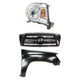 thumbnail image 1 of Garage-Pro Passenger Side Headlight Kit for Toyota Tacoma Base Pre Runner 2005-2010 Halogen With bulb(s) CAPA W/Fender Grille Assembly For Models Without Sport Package Replaces# 5310004370C0, 1 of 4