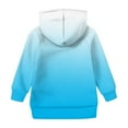 thumbnail image 4 of TQWQT Girl's Oversized Hoodie Blue Hoodies Size 10-12 Long Sleeve Gradient Hoodie Cute Drawstring Pullover Top Trendy Tween Girl Clothing 11-12 Years, 4 of 4