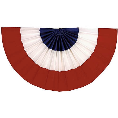 Red, White and Blue Bunting - Walmart.com - Walmart.com