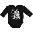 thumbnail image 3 of Inktastic Little Surf Dude with Surfboard Boys Long Sleeve Baby Bodysuit, 3 of 5