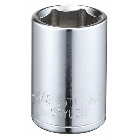 

Westward Socket Steel Chrome 18 mm 53YU30