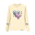 thumbnail image 2 of Blusas y camisas de manga larga con cuello redondo CUHK Top estampado de cuello redondo para primavera y verano Jersey informal Camisa básica de manga larga para niños y niñas Blusa de poliéster para, 2 of 6