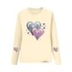 thumbnail image 2 of Blusas y camisas de manga larga con cuello redondo CUHK Top estampado de cuello redondo para primavera y verano Jersey informal Camisa básica de manga larga para niños y niñas Blusa de poliéster para, 2 of 6