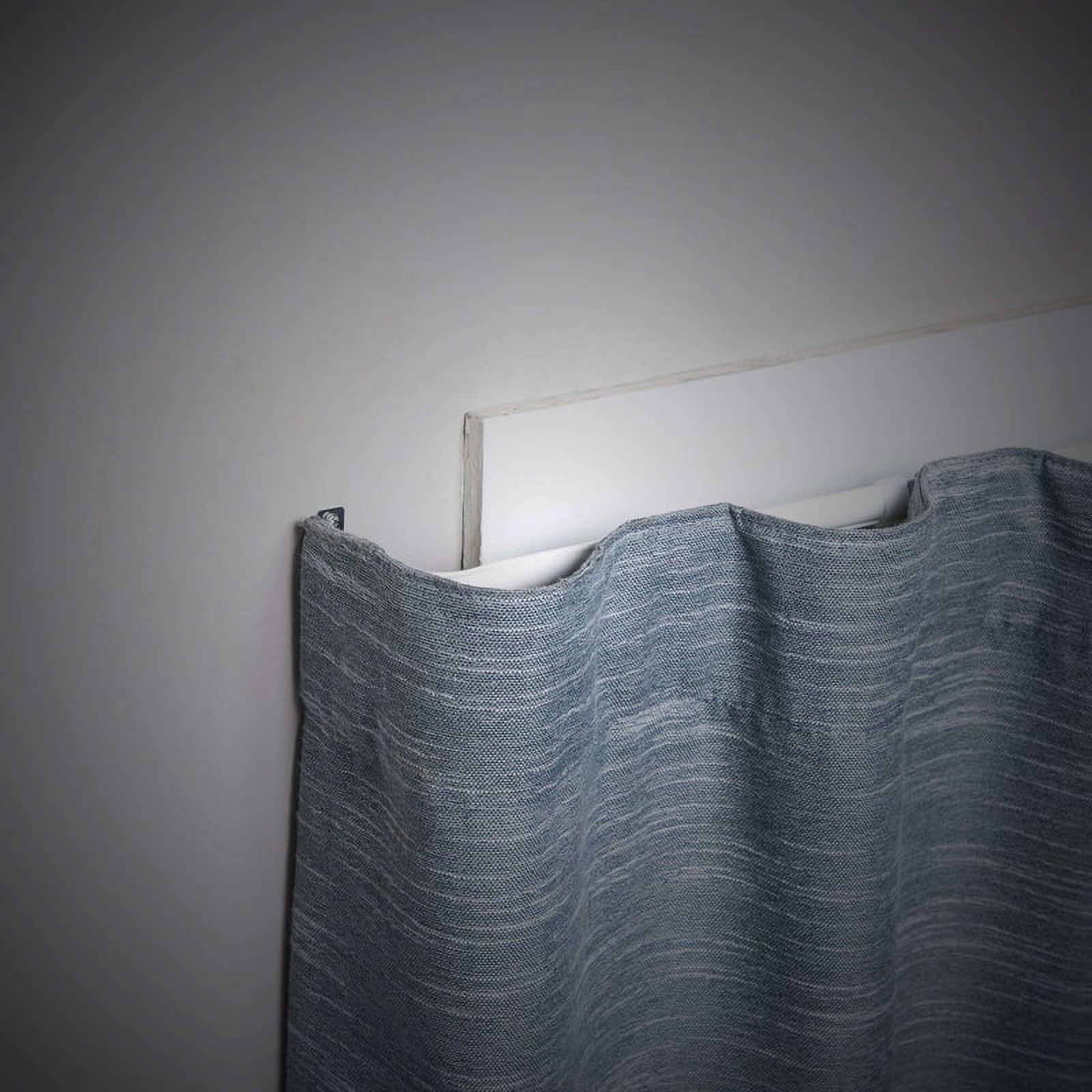Kenney White Lockseam Curtain Rod 28 in. L x 48 in. L