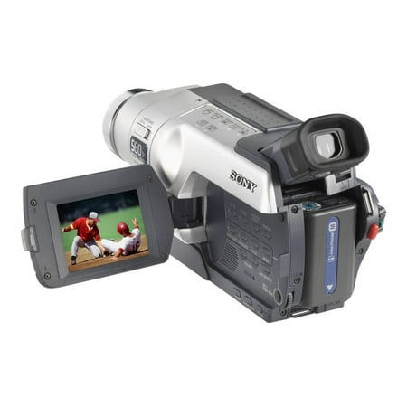 Sony Handycam CCD-TRV318 - Camcorder - 460 KP - 20x optical zoom - Hi8, Video8 - black, metallic silver