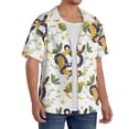 thumbnail image 4 of Wukai Snake And Moon Men's Casual Short-Sleeve Button Down Shirt - Lightweight Summer Dress Shirt for Daily Wear-XX-Large, 4 of 7