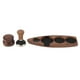thumbnail image 1 of 3 uds soporte de manipulación de café madera de nogal caucho acero inoxidable estante distribuidor en forma de barco accesorios de café para base de 51/53mm 51mm Tamper 51mm Distributor, 1 of 14