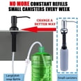 thumbnail image 2 of Kit de tubo de extensión para dispensador de jabón con valor de verificación mejorado Tubo dispensador de jabón debajo del mostrador de 47 pulgadas para fregadero de cocina Se adapta a la mayoría de l, 2 of 5