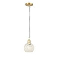 thumbnail image 2 of Innovations Lighting - White Mouchette - 1 Light Cord Hung Mini Pendant In, 2 of 7
