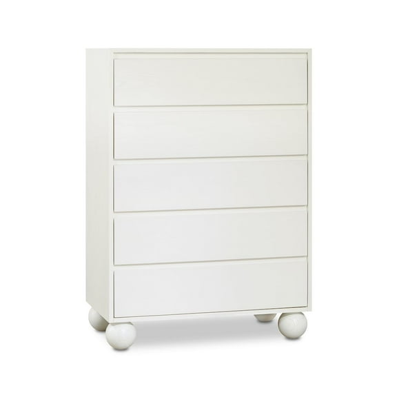 Meridian Furniture Kent Cream Solid Ash Wood Chest