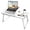 White, variant on Laptop Desk for Bed or Couch, Lap Desk, Woking in Bed Desk, Home Office Desks, Breakfast Tray, Desk with Cup Holder, Watching Movies in Bed, Laptop Stand for Bed, Fordable Legs Desk (Pink)