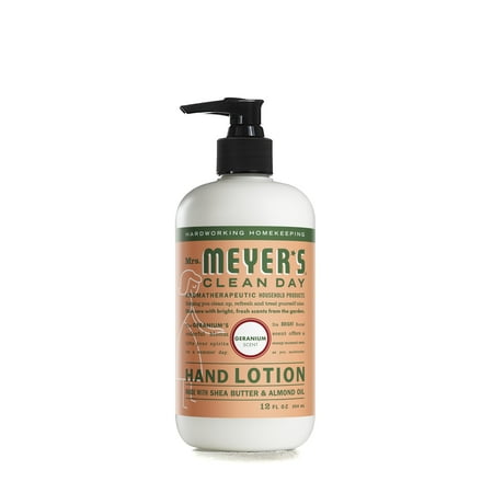 Rose Geranium Hand Balm - (3 pack) Mrs. Meyer's Clean Day Hand Lotion, Geranium, 12 oz