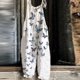 thumbnail image 1 of Pntutb Moda Mujer Estilo Étnico Impreso Hombro Frío Tirante Cami Pantalones Mono Pntutb Pntutb-1700, 1 of 3