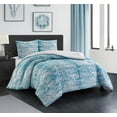 thumbnail image 3 of Lanco Oceanic Sky 3 Piece Bedding Comforter Set Blue, Bed Size Full/Queen 100% Polyester Fill, Lightweight Comforter, 3 of 4
