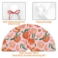 thumbnail image 4 of Yiaed Painting Peach Print Christmas Tree Skirt , Tree SkirtsTree Mat for Christmas Winter Holiday Indoor Decorations-36", 4 of 7