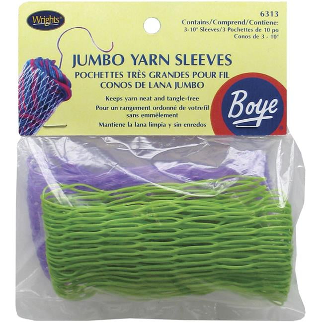 Boye 6313 5.5"H x 4"W x 1"D Jumbo Yarn Sleeves