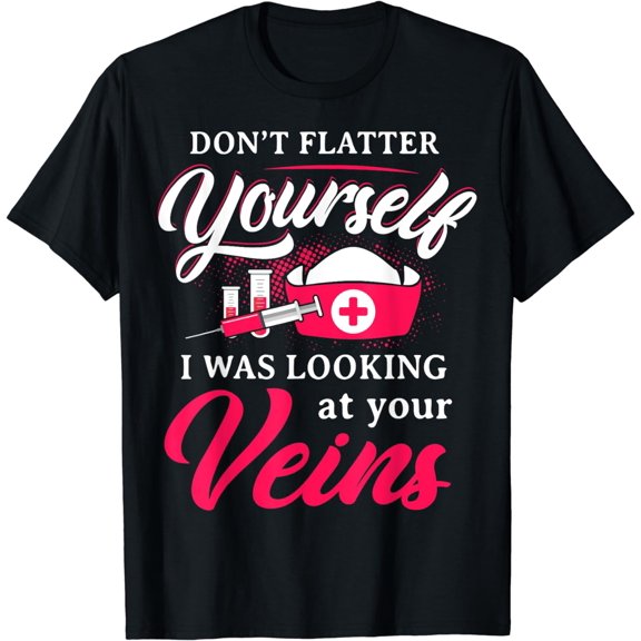 Funny Phlebotomy Technician Phlebotomist Nurse Women T-Shirt