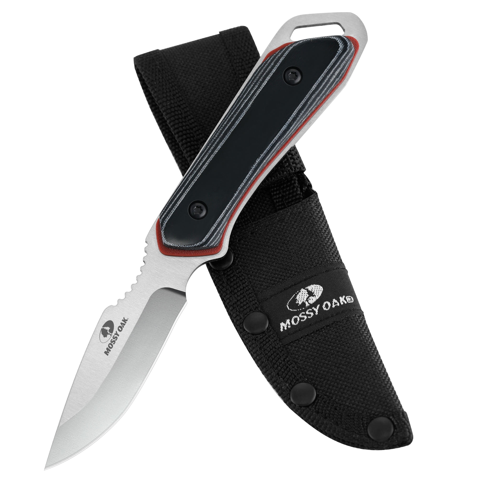 Mossy Oak 8-Piece Hunting Set with 4 Fixed Knives (7-8.25 Inch
