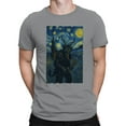 thumbnail image 2 of Starry Night Krampus Art Print Men's T-shirt, 2 of 3