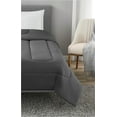 Mainstays Jersey Knit Comforter, Twin/Twin XL, Charcoal