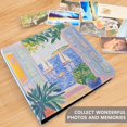 thumbnail image 4 of FORMRS 3 Ring Photo Album 4"x6" Self Adhesive Large Capacity PU Leather Cover, Seaside Boat, 4 of 8