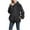 Dark Gray, variant on Kaemgyyd Women's Sherpa Jackets Casual Loose Long Sleeve Full Zip up Winter Coat Soft Warm Fleece Jacket with Hood