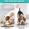 thumbnail image 4 of Floral and Hummingbird Dog Bowl Mat - Non-Slip Pet Feeding Mat with Vintage Aesthetic, Durable & Eco-Friendly, 4 of 6