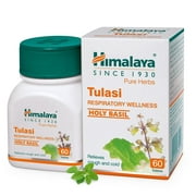 Himalaya Wellness Tulasi, 60 Tablets | Pure Herbs for Respiratory Wellness | Holy Basil |Relieves cough and cold