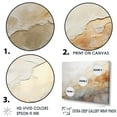 thumbnail image 4 of Designart "Magic Marble Geode In Gold And White" Abstract Marble Picture Framed Wall Decor, 4 of 5
