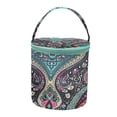thumbnail image 1 of Bolsa de Almacenamiento para Lanas, Organizador de Almacenamiento para Lanas, Bolso de Barril Portátil, Contenedor, Bolsa de Mano para Tejer, Accesori Verde, 1 of 8