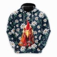 thumbnail image 3 of Sudadera con capucha de estilo hip hop para hombre y mujer, sudadera con estampado 3D de pollo, estilo Harajuku, informal, ropa de calle, 3 of 4