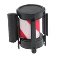 thumbnail image 1 of Barrera de cola de montantes Cinturón retráctil extendido 2 m / 6,6 pies, pozo Construcción resistente, nunca se deforma ni se rompe Rayas rojas blancas Yotijar Cinta de cola de cinta retráctil, 1 of 10