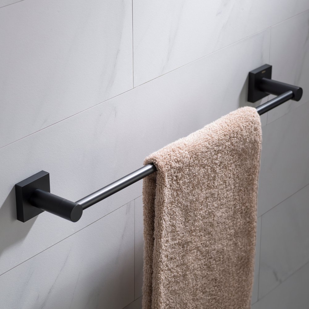 KRAUS Ventus™ 18inch Bathroom Towel Bar, Matte Black Finish Walmart