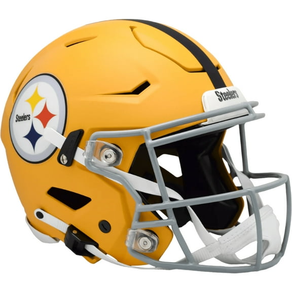 Caseys 9585501010 Pittsburgh Steelers Helmet - Riddell Authentic Full Size Speed Flex Style On-Field Alternate 2025