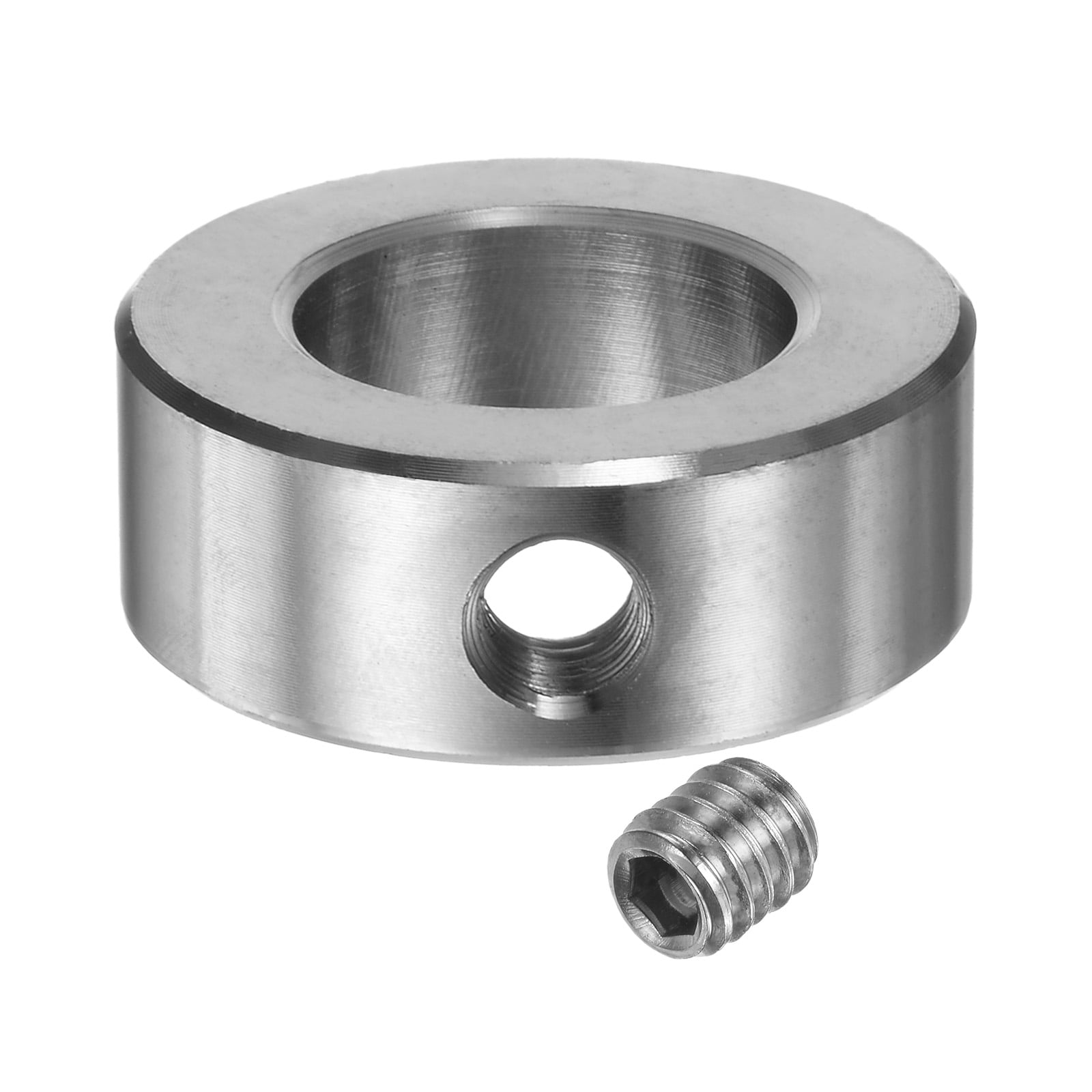 4 Packs Set Screw Collars 7/8" Bore 304 Stainless Steel Shaft Collars, 1-1/2" OD, 9/16" Width