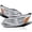 Chrome Housing Clear Lens, variant on Spec-D Tuning Chrome Housing Clear Lens Headlights Compatible with 2012-2015 Ford Focus L+R Pair Head Light Lamp Assembly